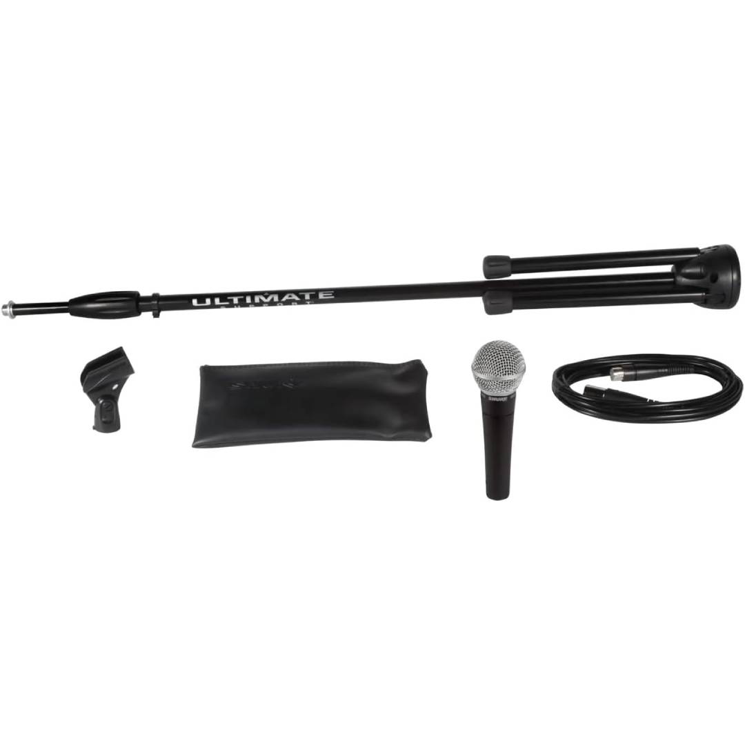 🎤 Kit Profesional Shure SM58 – Micrófono + Cable + Soporte