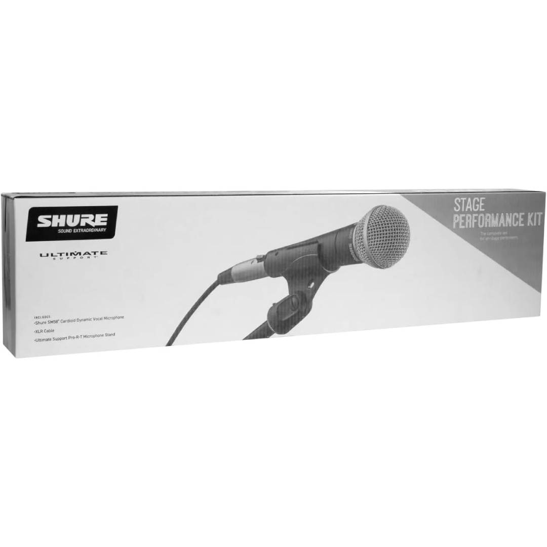 🎤 Kit Profesional Shure SM58 – Micrófono + Cable + Soporte